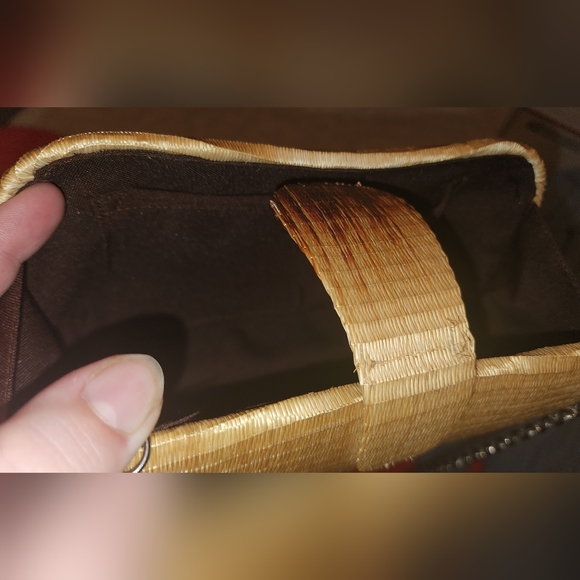 Straw Ombre Clutch | Vintage | Retro | - Picture 3 of 7